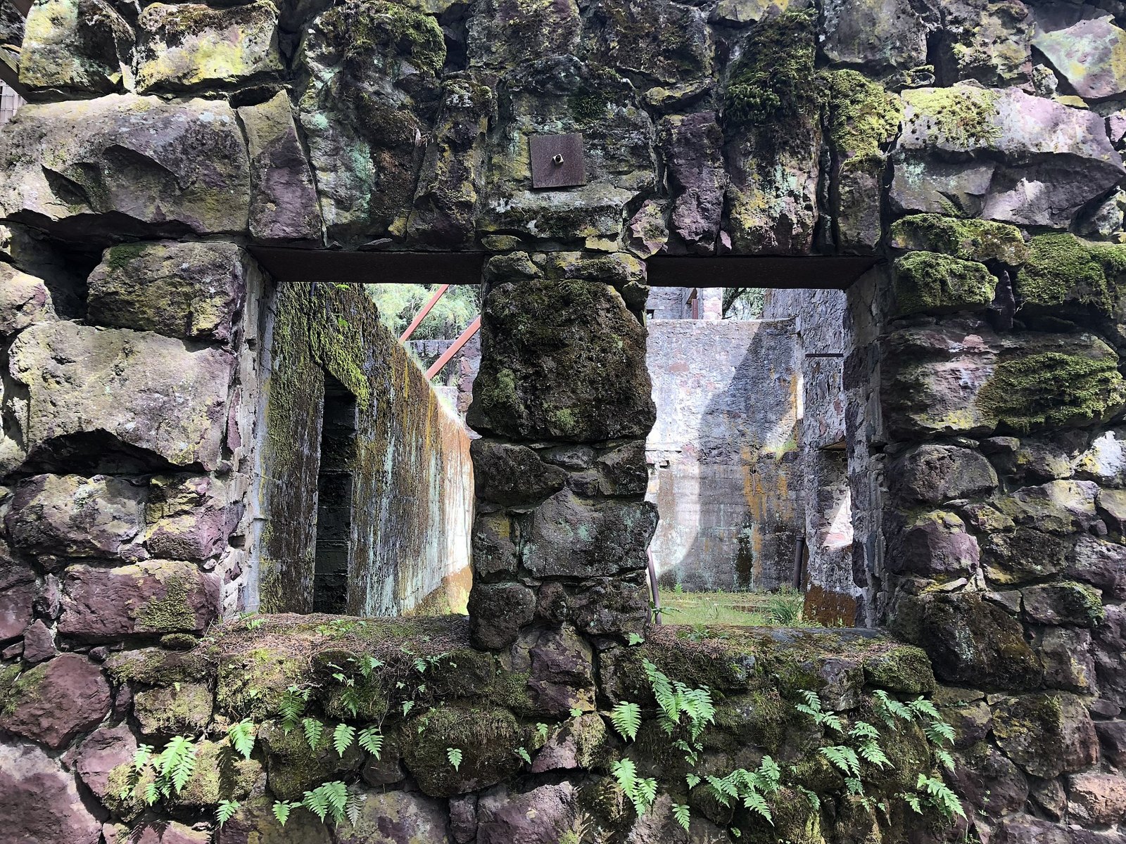 Stone Wolf House ruins at Jack London Park, Glen Ellen