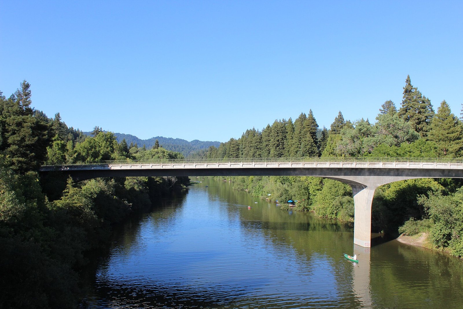 Historic Guerneville Bridge over the Russian River