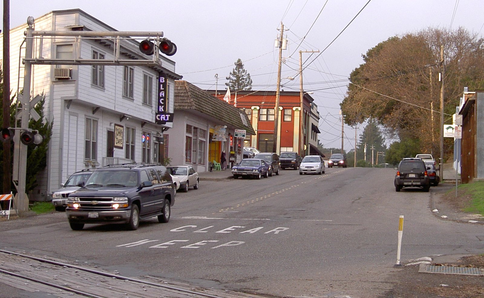 Historic Main Street in downtown Penngrove